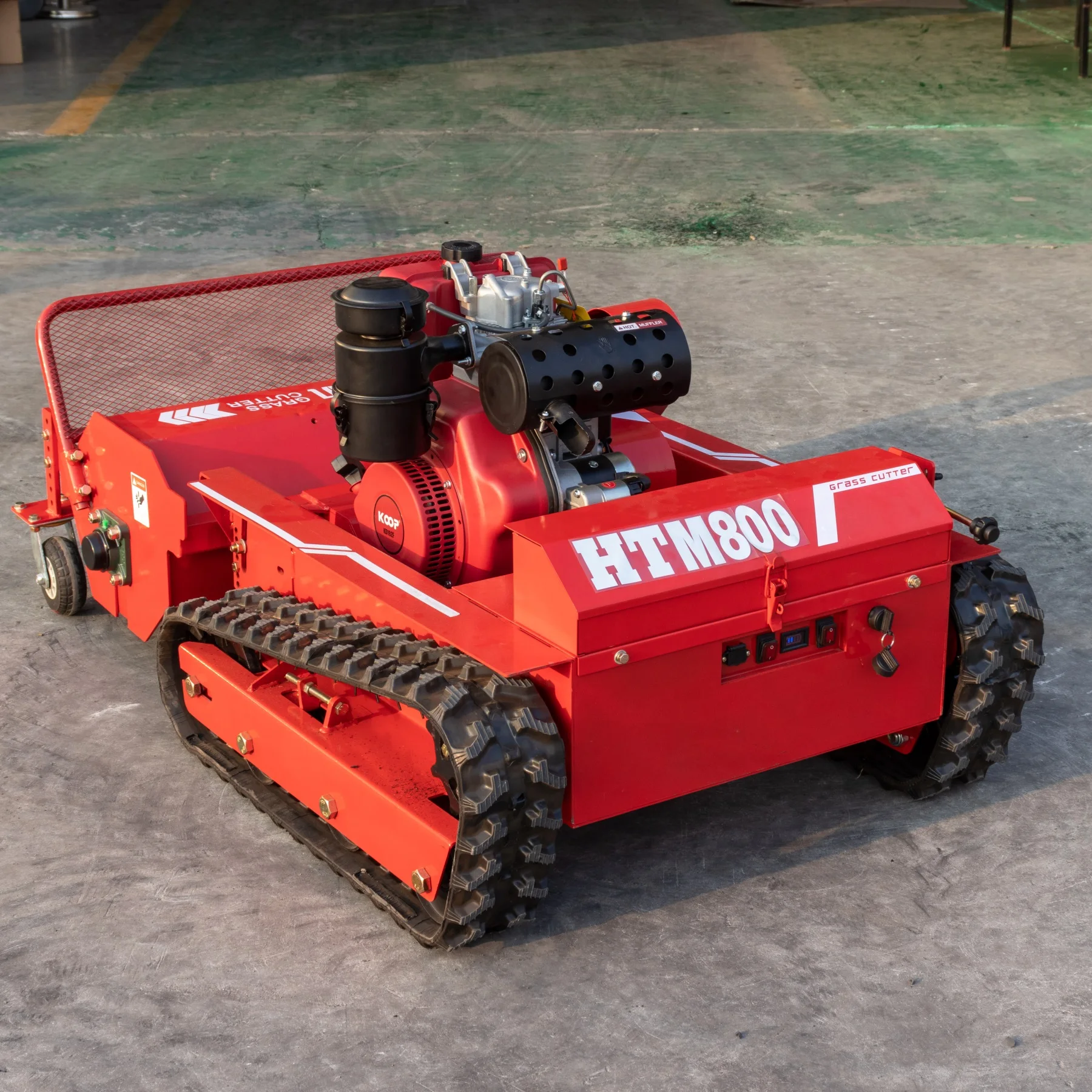 

Agricultural Robotic Crawler Diesel Remote Control Crawler Lawn Mower