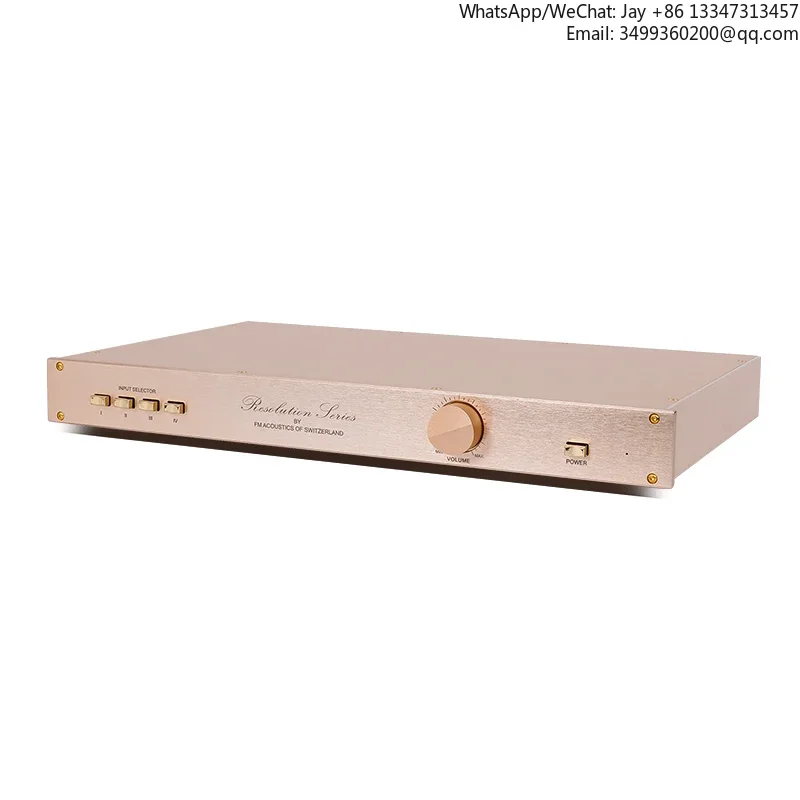 

Line preamp transistor amplifier HiFi High-end audiophile balanced stereo