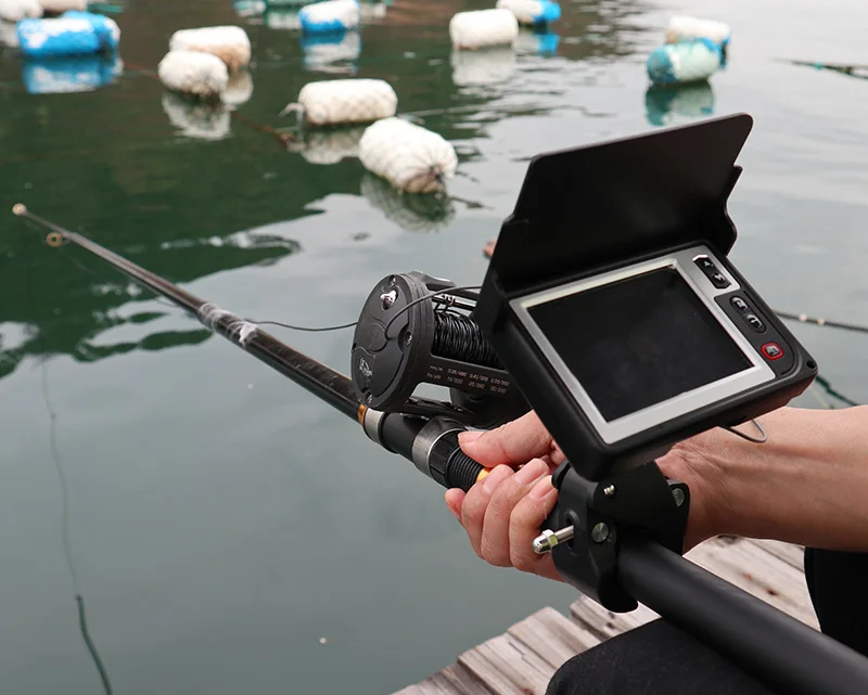 3.5inch Underwater Fishing Camera Fish Finder with 25M Cable & 6-8hr Working Time for Aquaculture Deep Water Diving