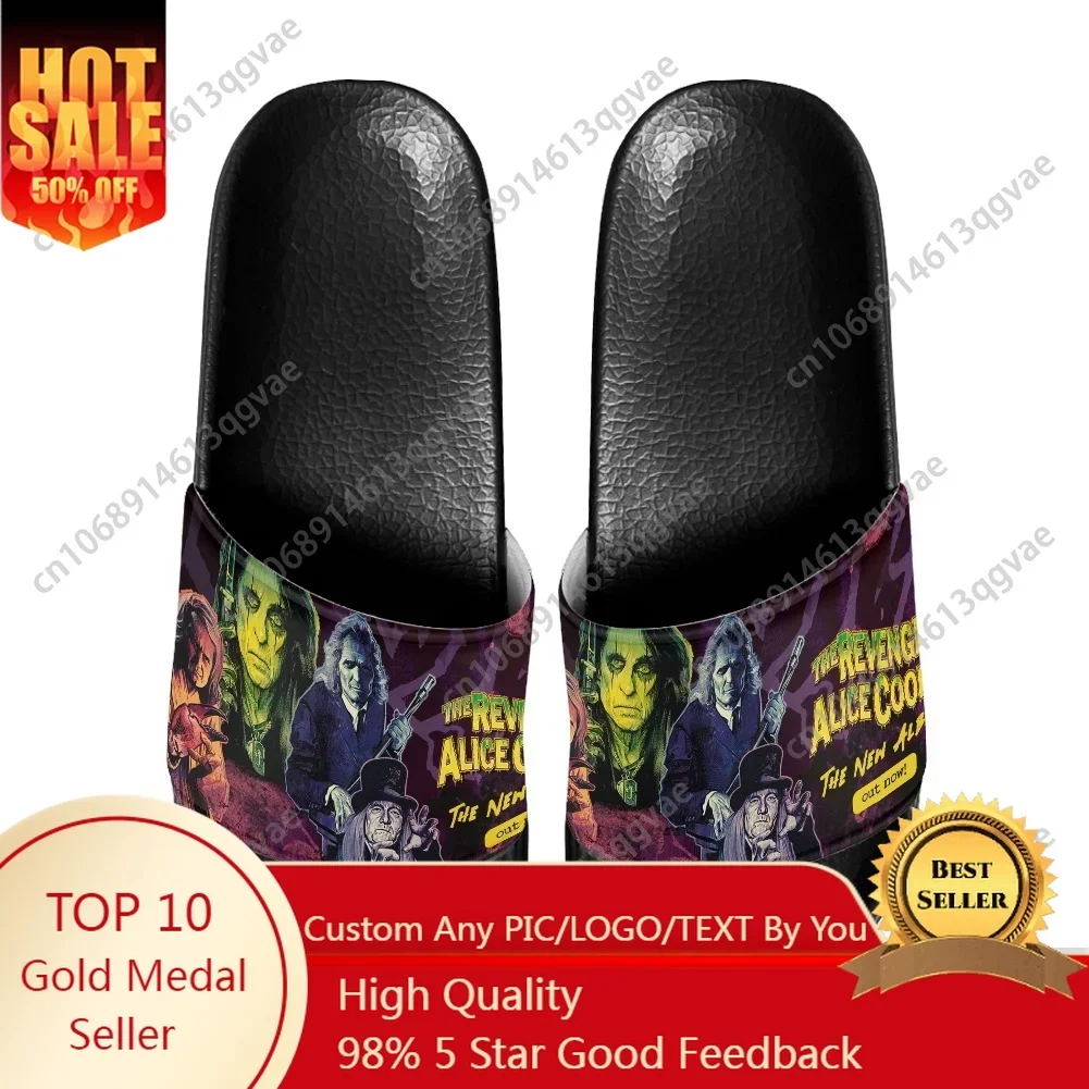 J-Jollibee Philippine Fast Food Chain Slippers Home Water Shoes Men Women Teenagers Beach Pool Sandals Custom Summer Slipper