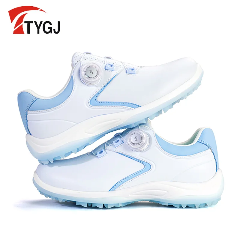 

TTYGJ Ladies' Golf Shoes, Anti Slip Shoe Studs, Breathable Sports Shoes, Women'S Shoes