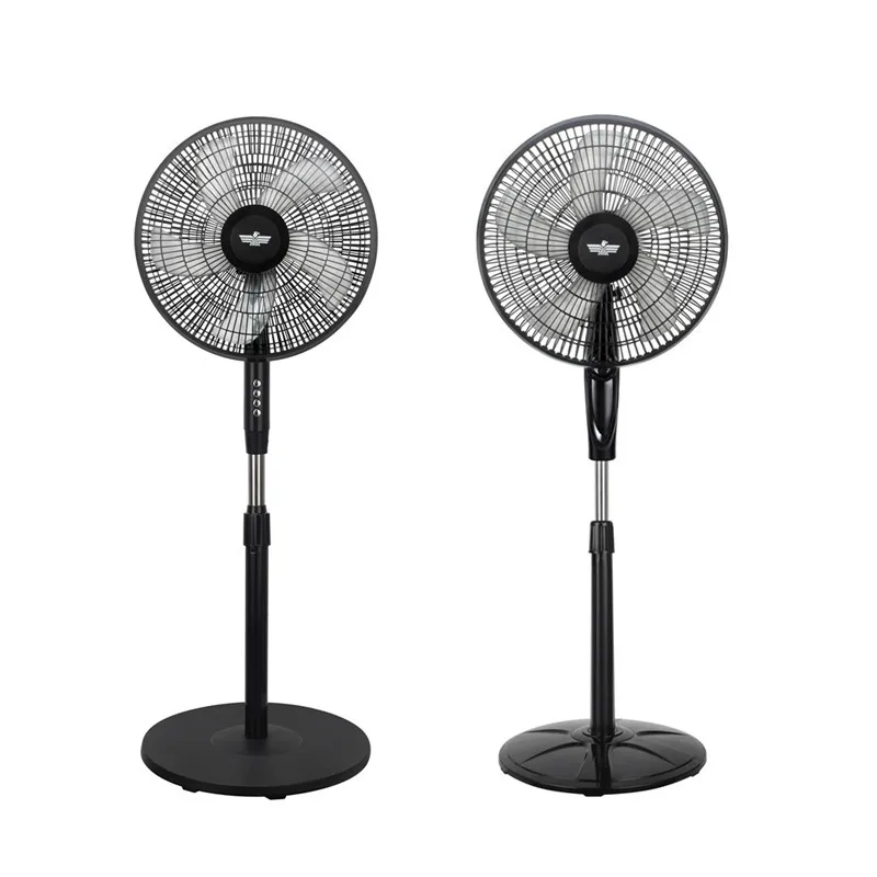 Household Silent Remote Control Standing Fan-5-Blade Powerful Oscillating Fan with Energy-Saving Motor, Adjustable Height - Image 3