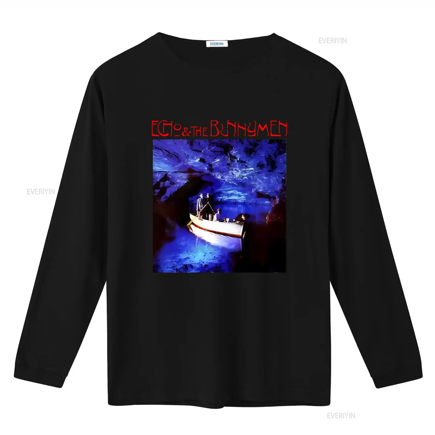 New Design Echo and the Bunnymen Ocean Rain Classic T Shirt for Available in S to 5XL vintage Washed Unisex graphic Slightly