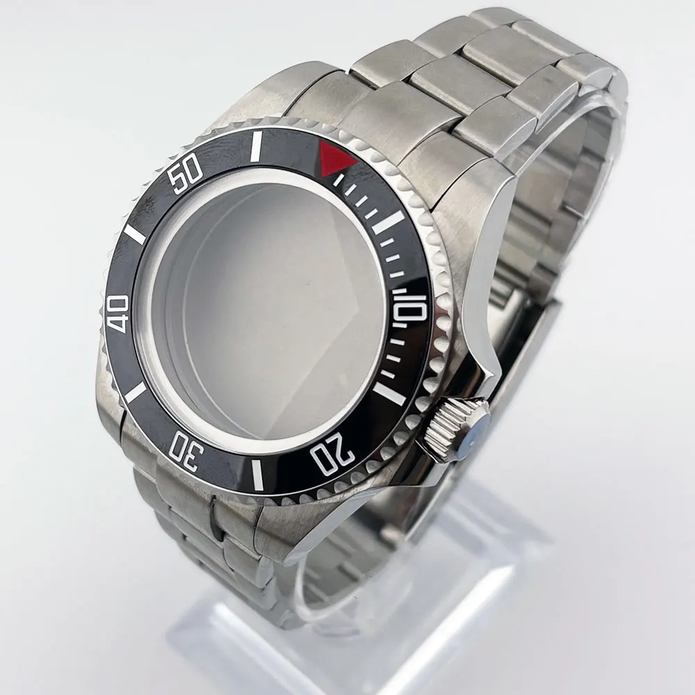 Deepsaea case 44mm submariner 316L stainless steel sapphire glass suitable for NH34, NH35, NH36 movements Oyster strap