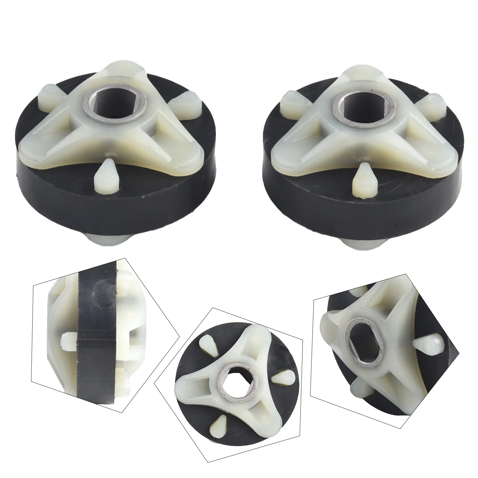 Esclusivo kit di accoppiamento motore lavatrice da 2 pezzi progettato per proteggere il motore di azionamento della lavatrice aggiunge durata ed efficienza