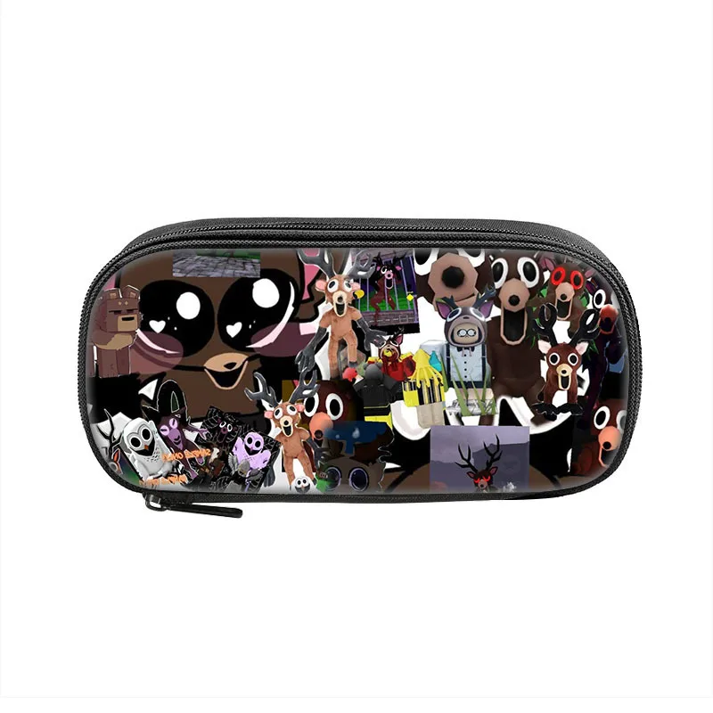 

99 Nights in The Forest Roblox Large Capacity Stationery Pencil Pouch for Primary and Middle School Students Portable Pen Case