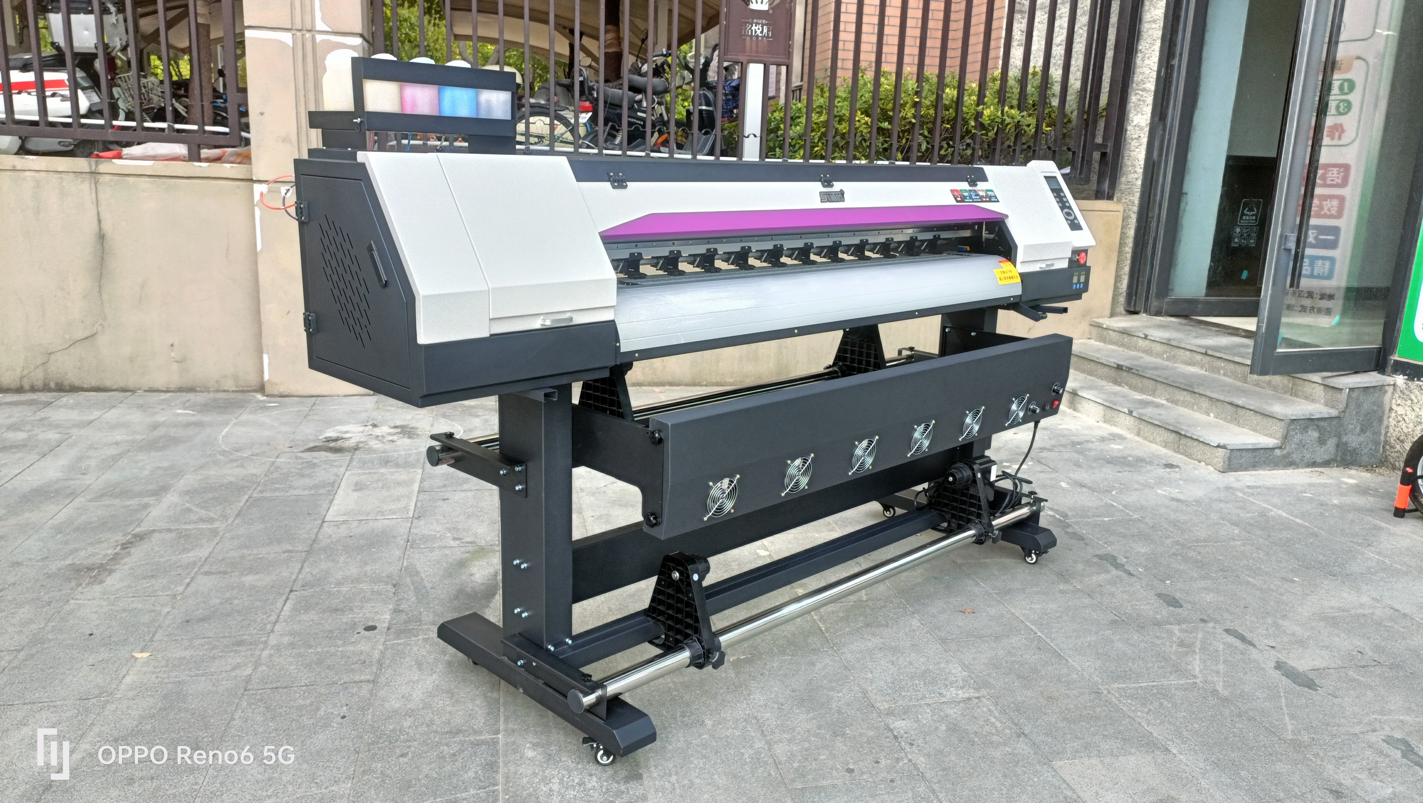 

Online support big photo high resolution digital inkjet flex banner printer machinery for photo cloth big format