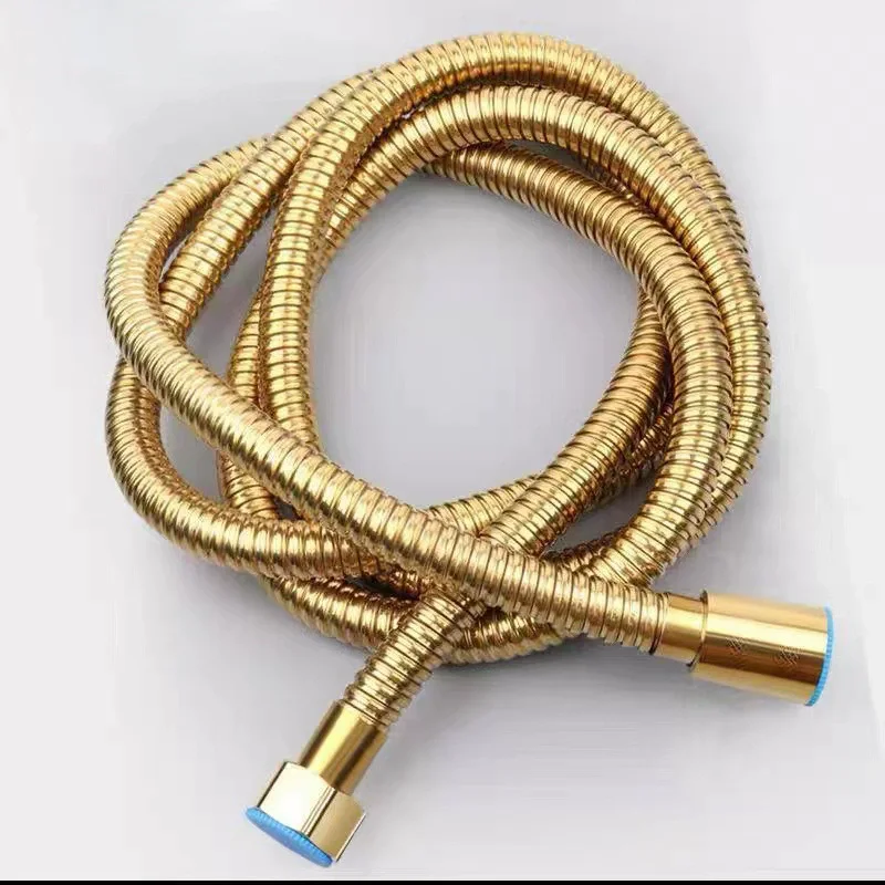 G1/2 "خرطوم دش النيكل المرن 1.5 متر خرطوم السباكة العتيقة الفولاذ المقاوم للصدأ خرطوم الحمام الصلب رمادي الحمام دش رئيس الأنابيب