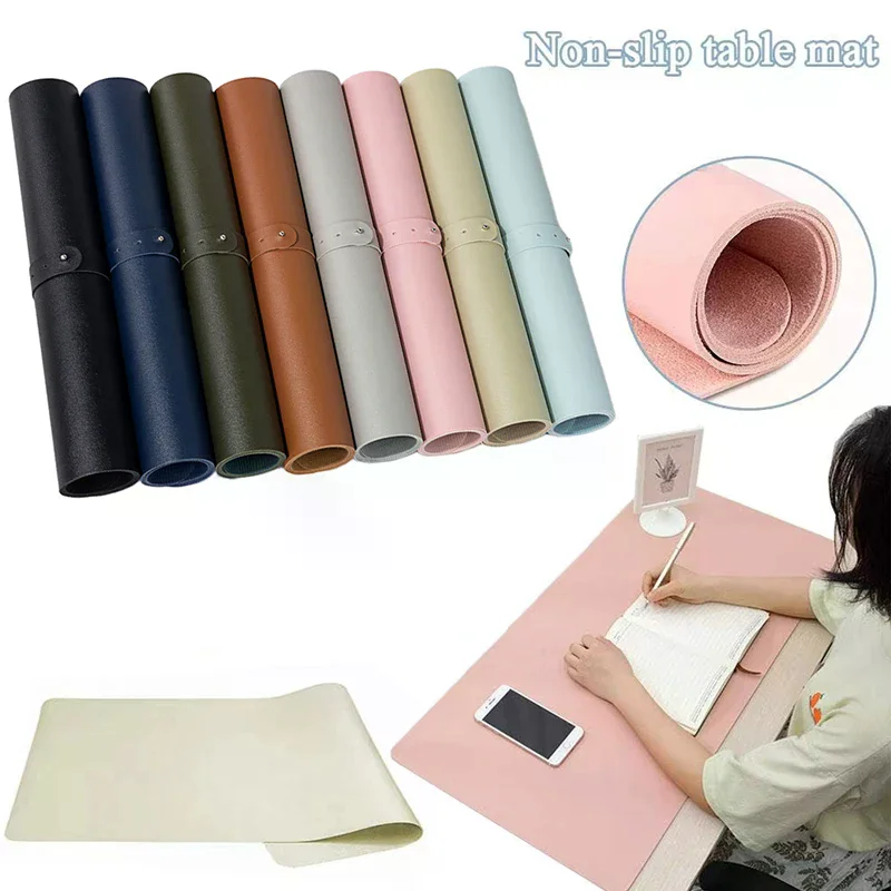 Foldable Nail Art Table Mat PU Leather Studio Desk Mat Nail Armrest Cushion Waterproof Hand Rest Pad Scratch Dirt Easy Cleaning