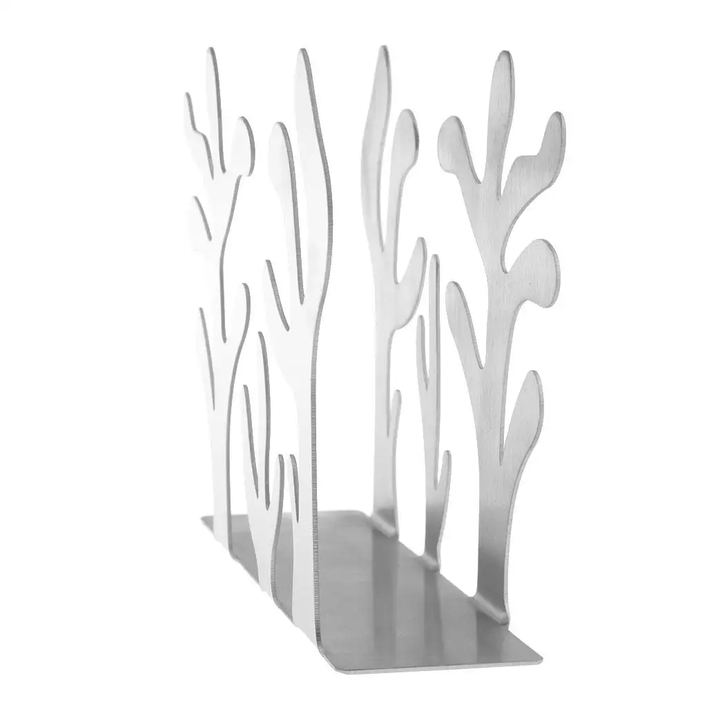 Plant Style Tissue Holder Rust Resistant Napkin Rack Table Organizer for Home Dining Restaurant Events
