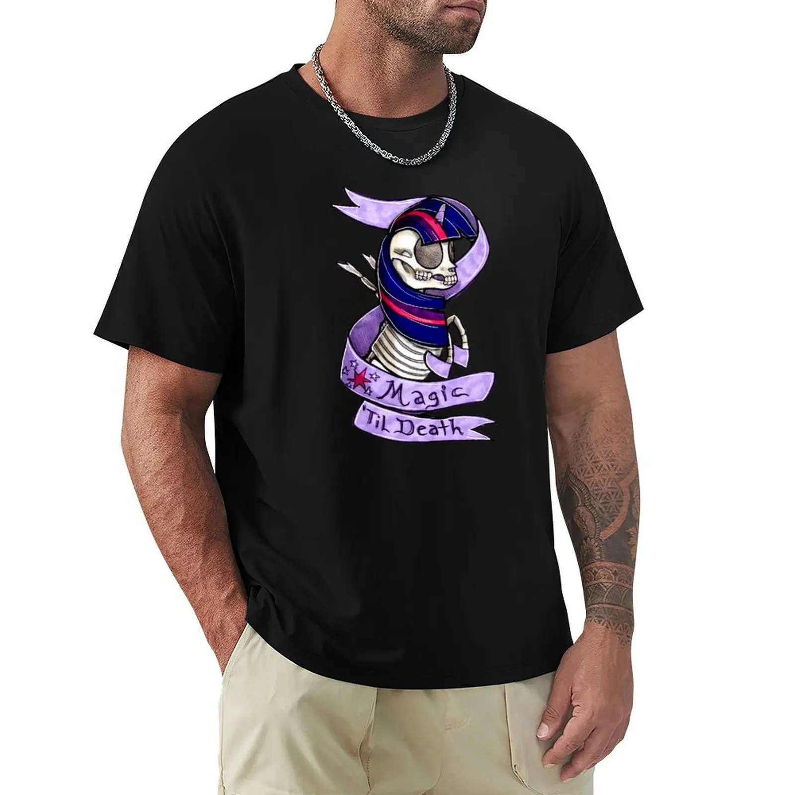 Magic 'Til Death MLP Twilight T-Shirt Plus Size Everyday Tee Shirt