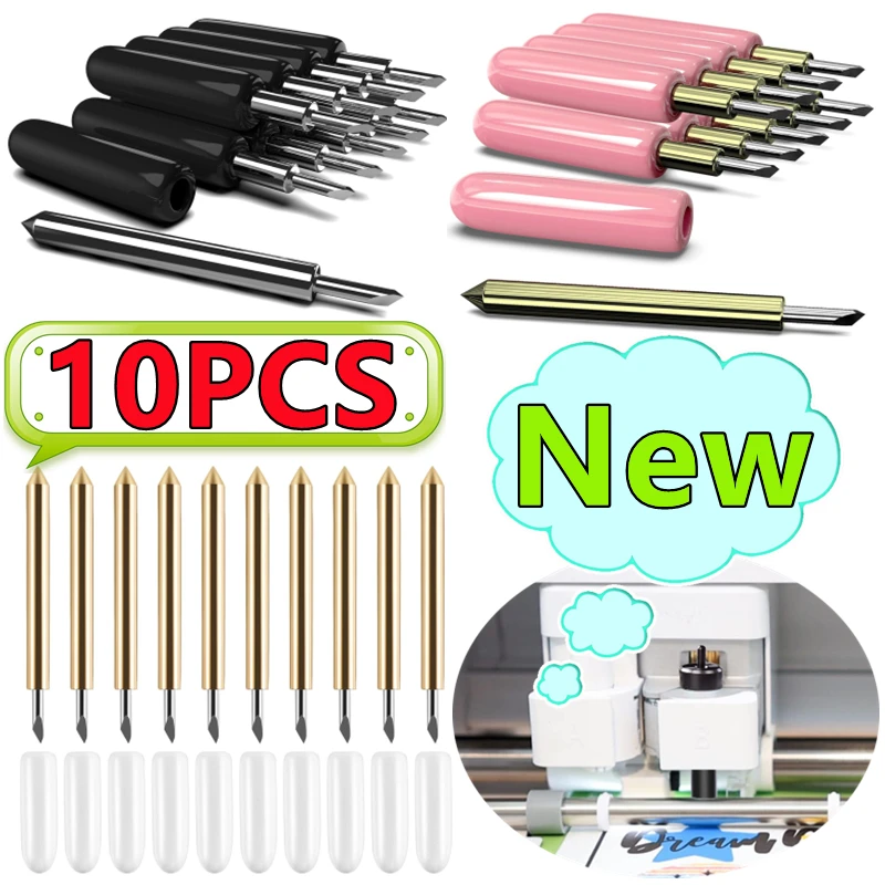 New 10PCS Replacement Deep Point Cutting Blades Cricut Maker/Maker 3 Cutting Machines Explore Air/Air 2/Explore Air 3 Cut Blade