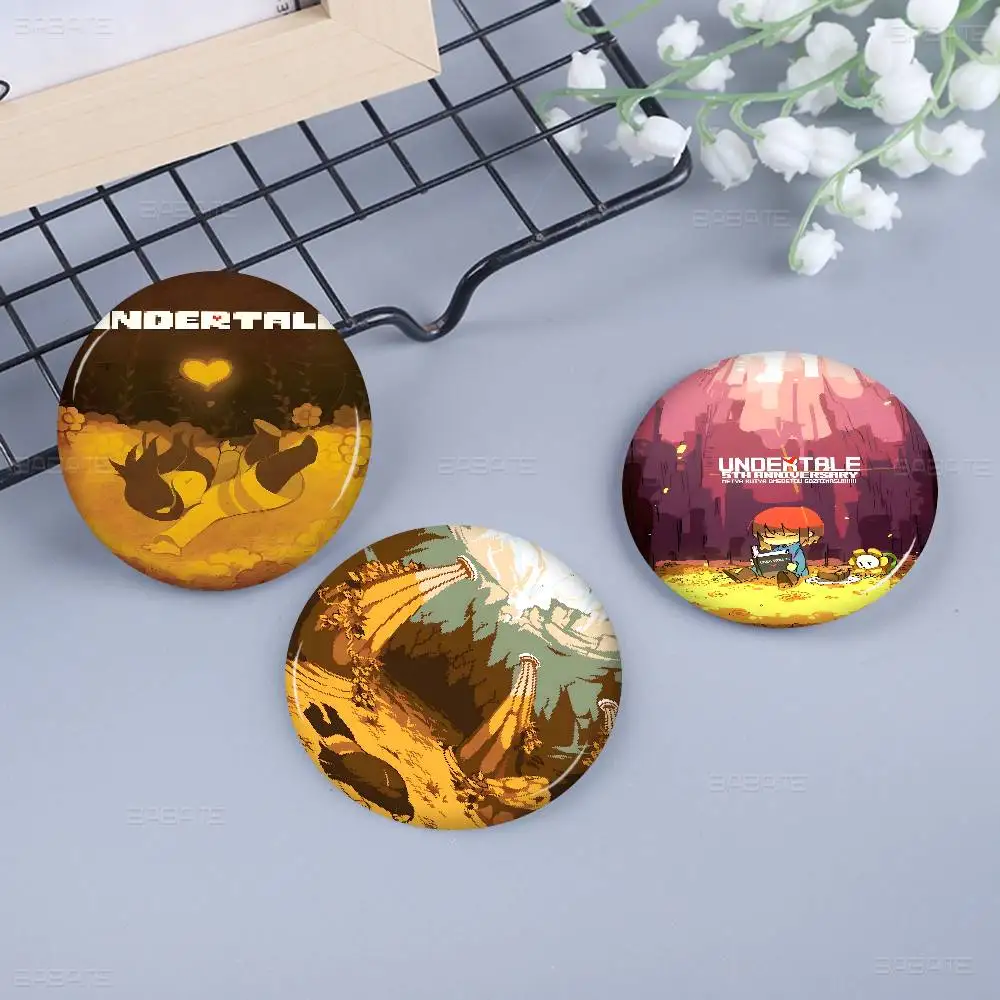 

Anime Designs Game Undertale Vintage Anime Button Pin Handmade Brooch for Clothes Badge Backpack Decoration Jewelry Accessories