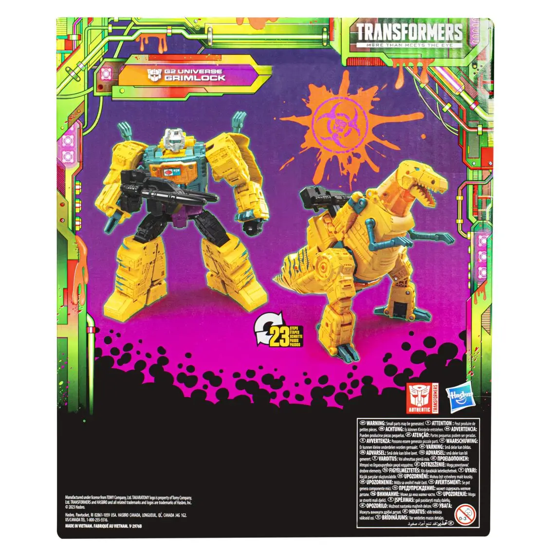 Hasbro-Transformers Legacy: Evolution G2 Universe, Grimlock Toy Modelo, Presente Anime, Action Figures, Coletar Frete Grátis, Novo