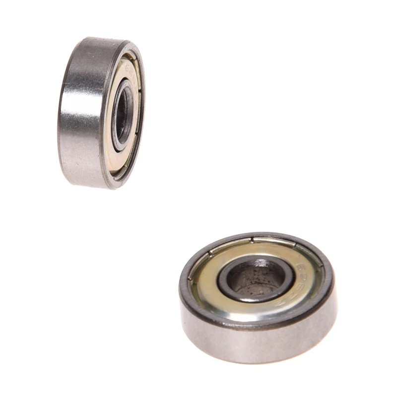 10Pcs Miniature Rubber Sealed Metal Shielded Metric Radial Ball Bearing Model: 607ZZ 7 X 19 X 6MM & 10Pcs Ball Bearing Deep Groo