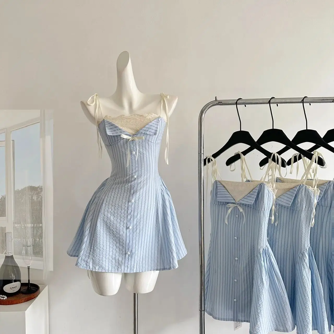 Kleider, ärmellos, für Damen, Boho, Sommer, Baumwolle, durchbrochen, ausgehöhlt, figurbetont, A-Linie, Outdoor-Resort, Bohemian, jugendlich, frisch, rein, einfach