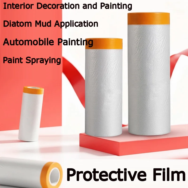 

Protective Film and Masking Film, Self-Adhesive, Specially Designed for Car Paint, Renovation Protection Film, Thin Film and Pap