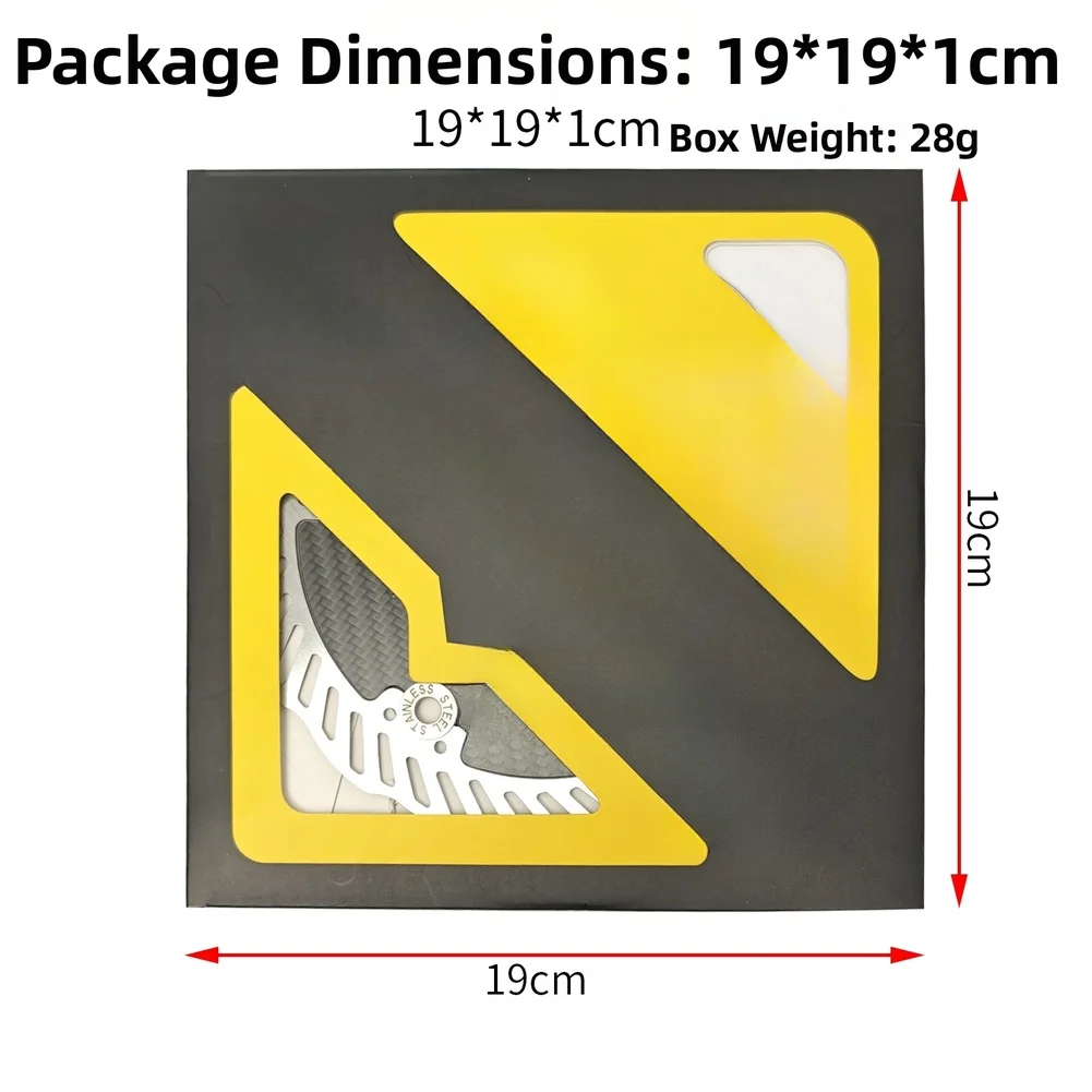 Carbon-Bremsscheibe 140mm 160mm Ultraleicht MTB für Rennrad für Rotor für Center Lock 6 Bolzen Edelstahl Fahrradteile – Detail 1