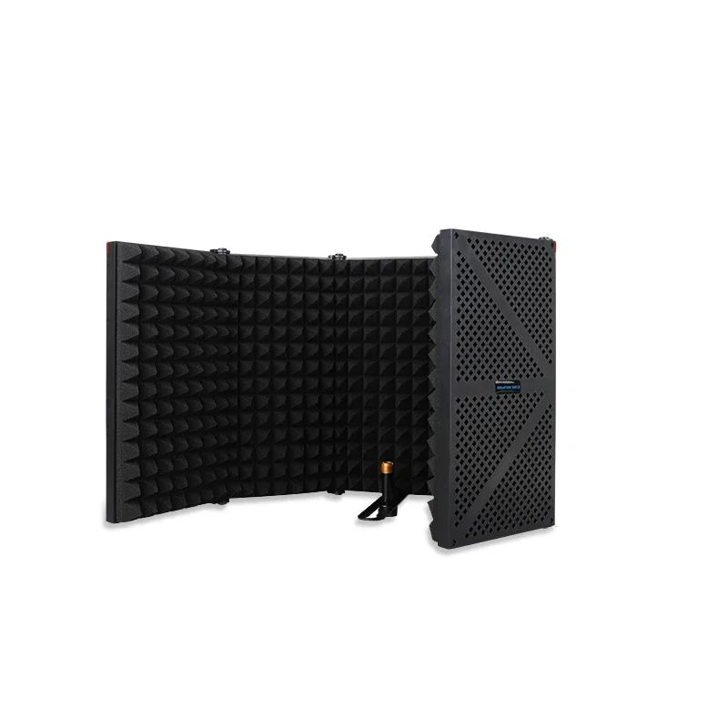 Microphone five-door sound insulation cover, windproof screen, live broadcast Karaoke noise reduction, sound insulation cotton