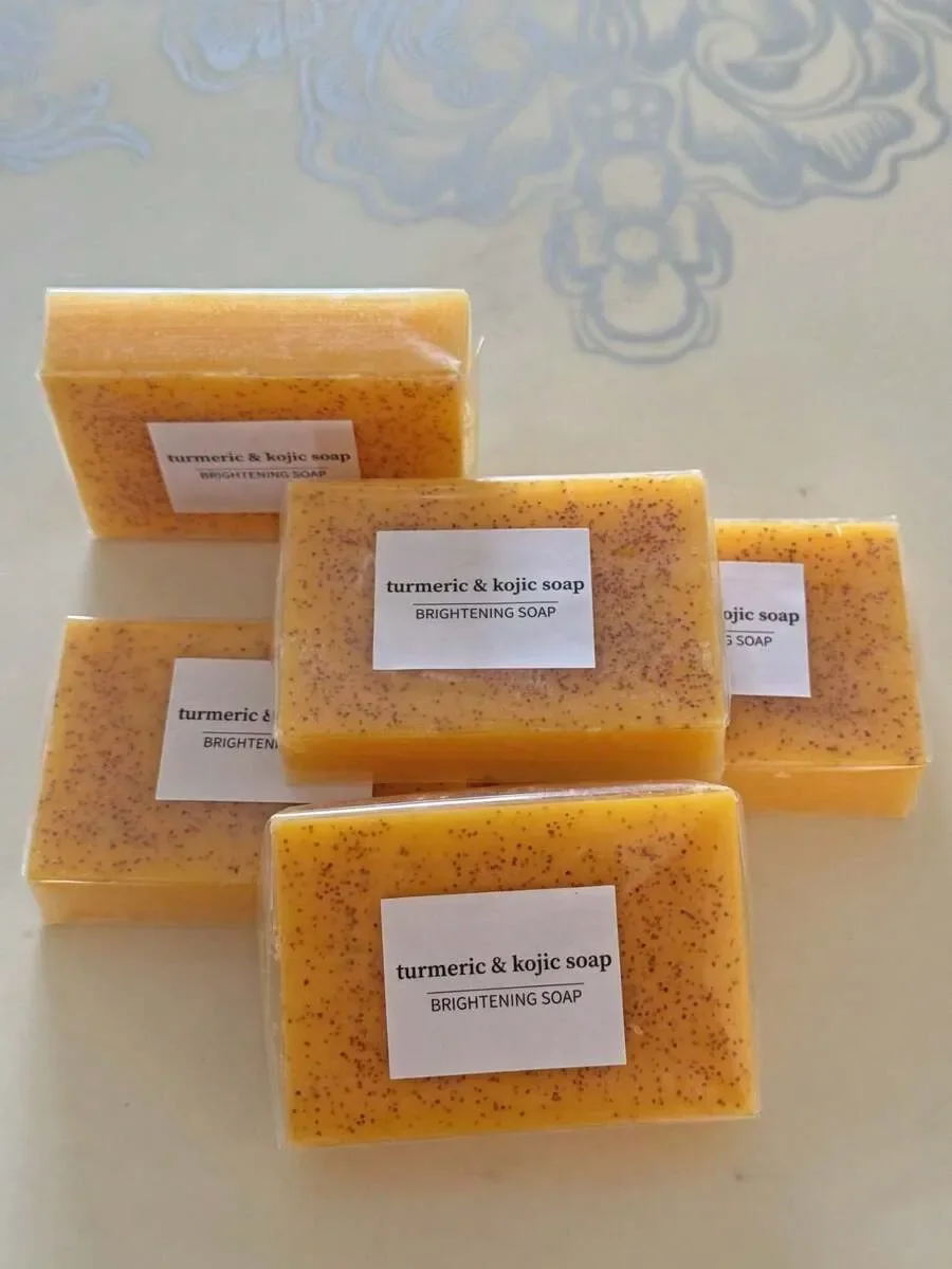 100g Turmeric Soap: Face And B - Soap Making Olive Oil review and price
