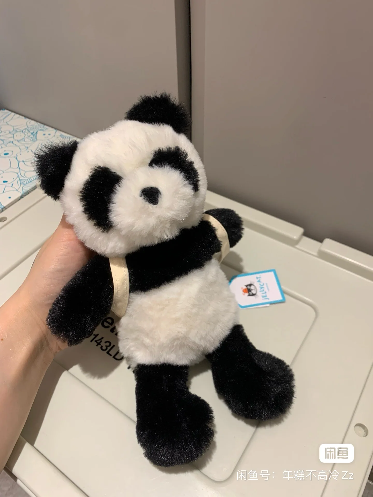 

Ограниченная серия, забавный рюкзак Jelly Cat, кукла-панда, детская успокаивающая игрушка, подарки на праздник и день рождения для друзей