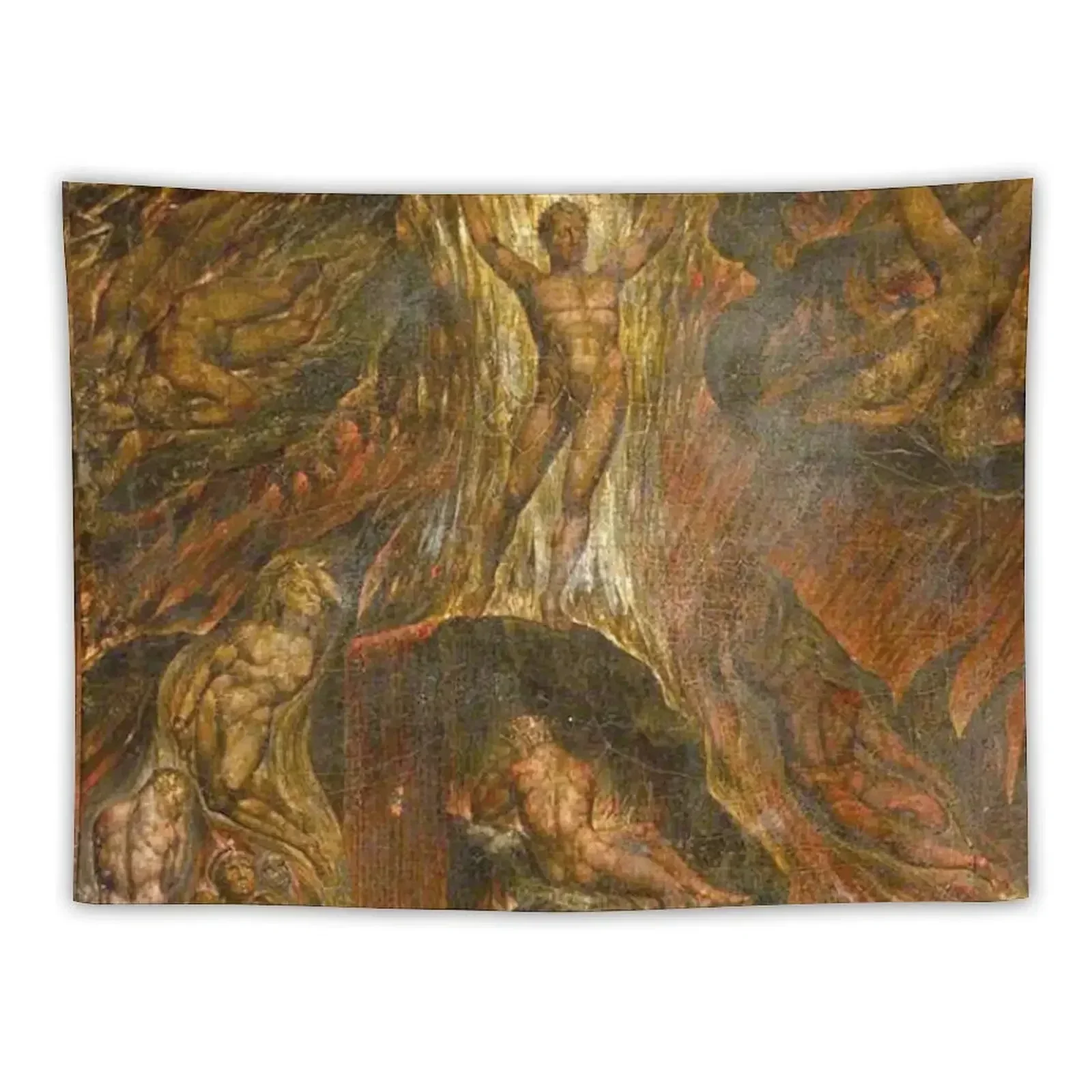 HD Satan Calling Up His Legions, by William Blake HIGH DEFINITION Tapestry Wall Decor Hanging Room Design Tapestry