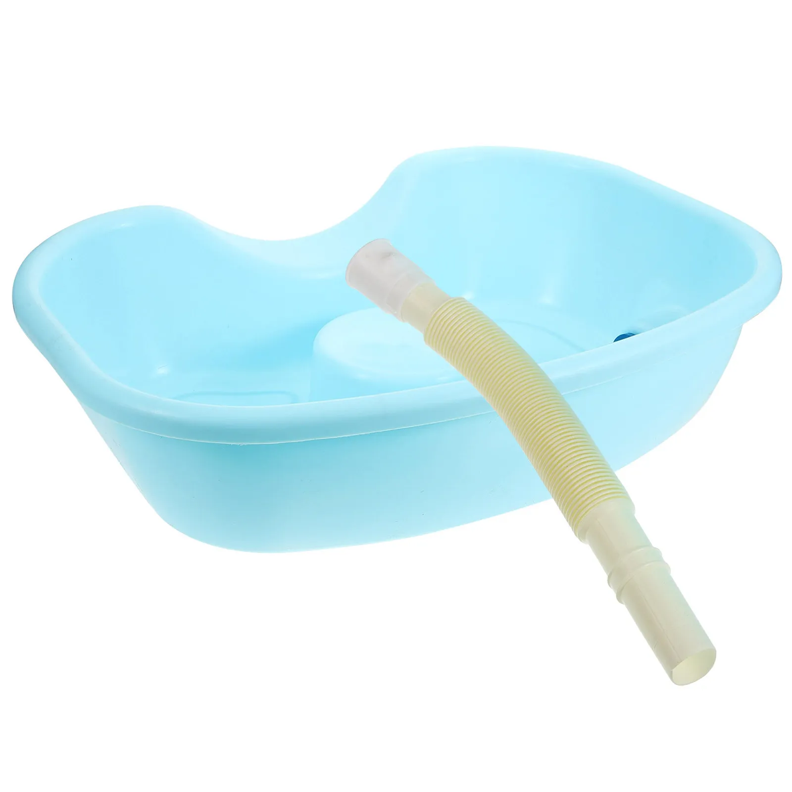 

Hair Washing Basin for Bedridden Portable Lightweight ABS Shampoo Basin for Elderly Pregnant Hospital Home Use Bedside