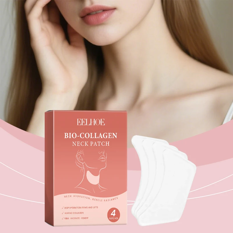 Hoygi Collagen Neck Mask Hydrating Moisturizing Patch Refreshing Easy Absorb Daily Nourish Smooth Dry Neck Skin Beauty Care Mask