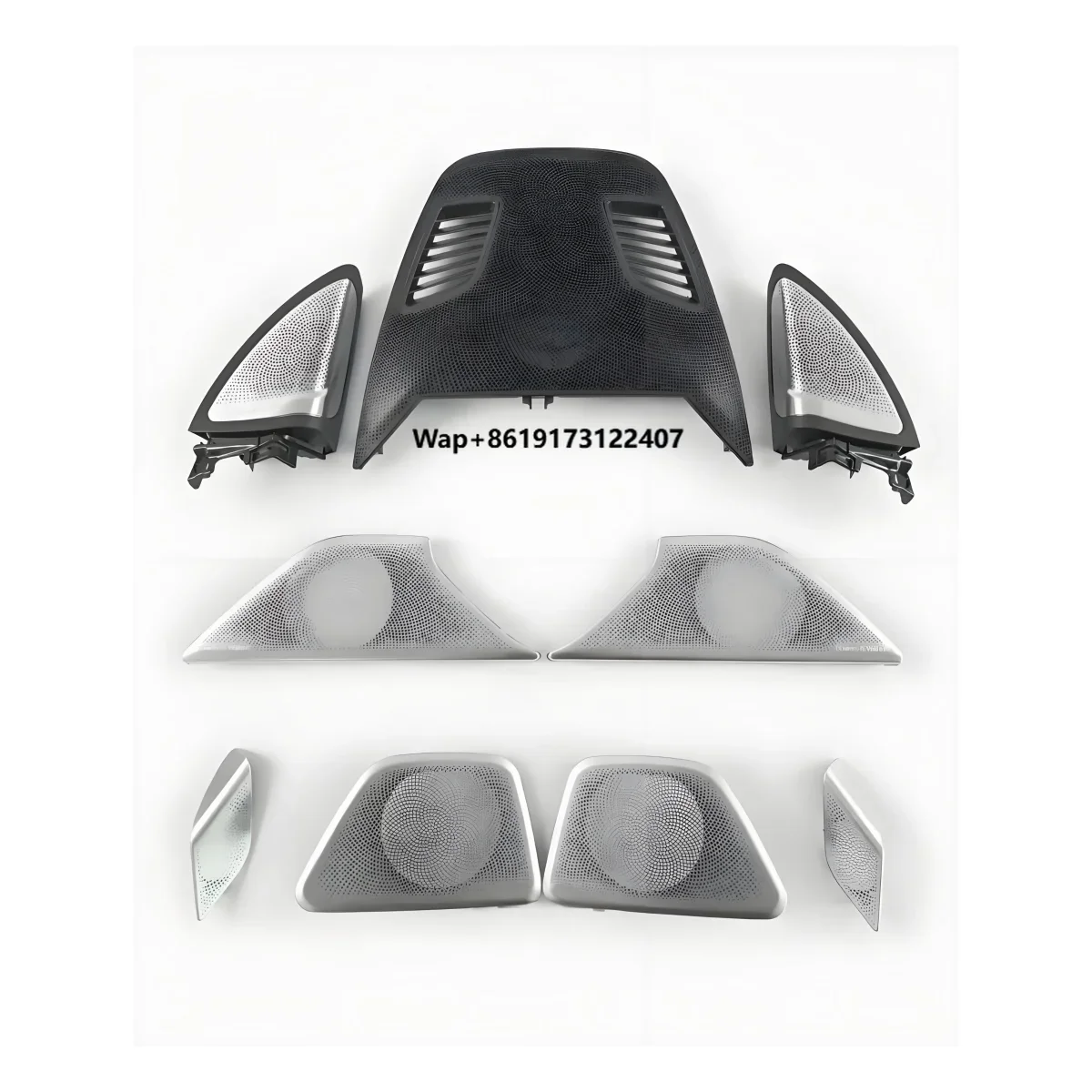 Front Rear Door Speaker Glow Tweeter Luminous Night Lighting Trim Subwoofer Audio Speaker Horn LED Cover for New X5 G05 X7
