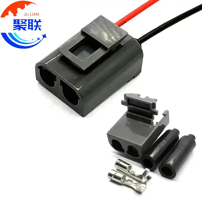 1Set 2Pin 3523813 Automotive Oil Filter Female Connector Car Electronic Pressure Sensor Plug 9144275 for Volvo S60 S90