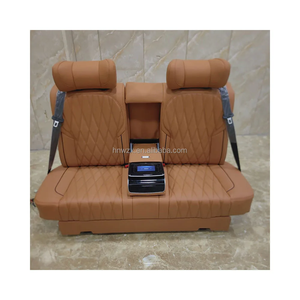 أفضل مصنع luxu ry Auto Back ثلاثة أشخاص VIP سيارة تحويل الجلود فان مقاعد البدلاء الخلفية ل Mayb achbe nz Sprinter Vito #2