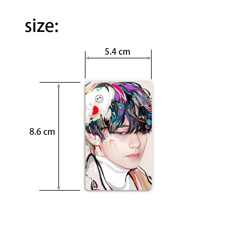 【P001】7 stks/partij Photocards KPOP Lucky Photo Card LOMO - Pop Star Boy Group Leden Album Jongens Postkaart Fans Geschenken Collectie