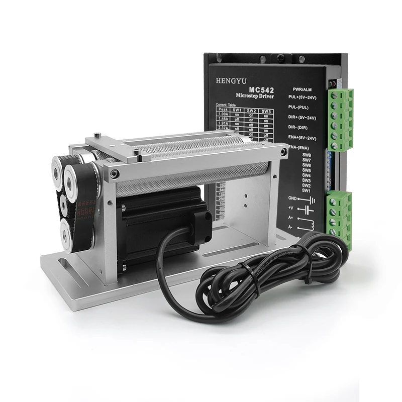 Marking Machine Rotary Fixture GZ-230 Roller Rotary Table Engraving Machine Rotary Shaft No Clamping To Improve Efficiency