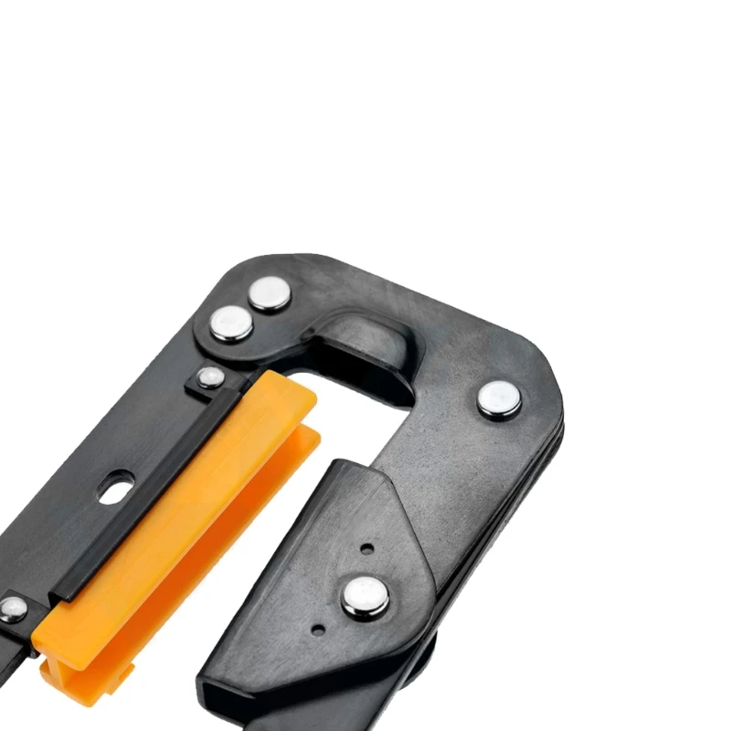 IDC Crimp Tool for Flat Ribbon Cable for Flat Ribbon Cable IDC Connectors Ratchet Type Terminal Crimping Pliers R7UB