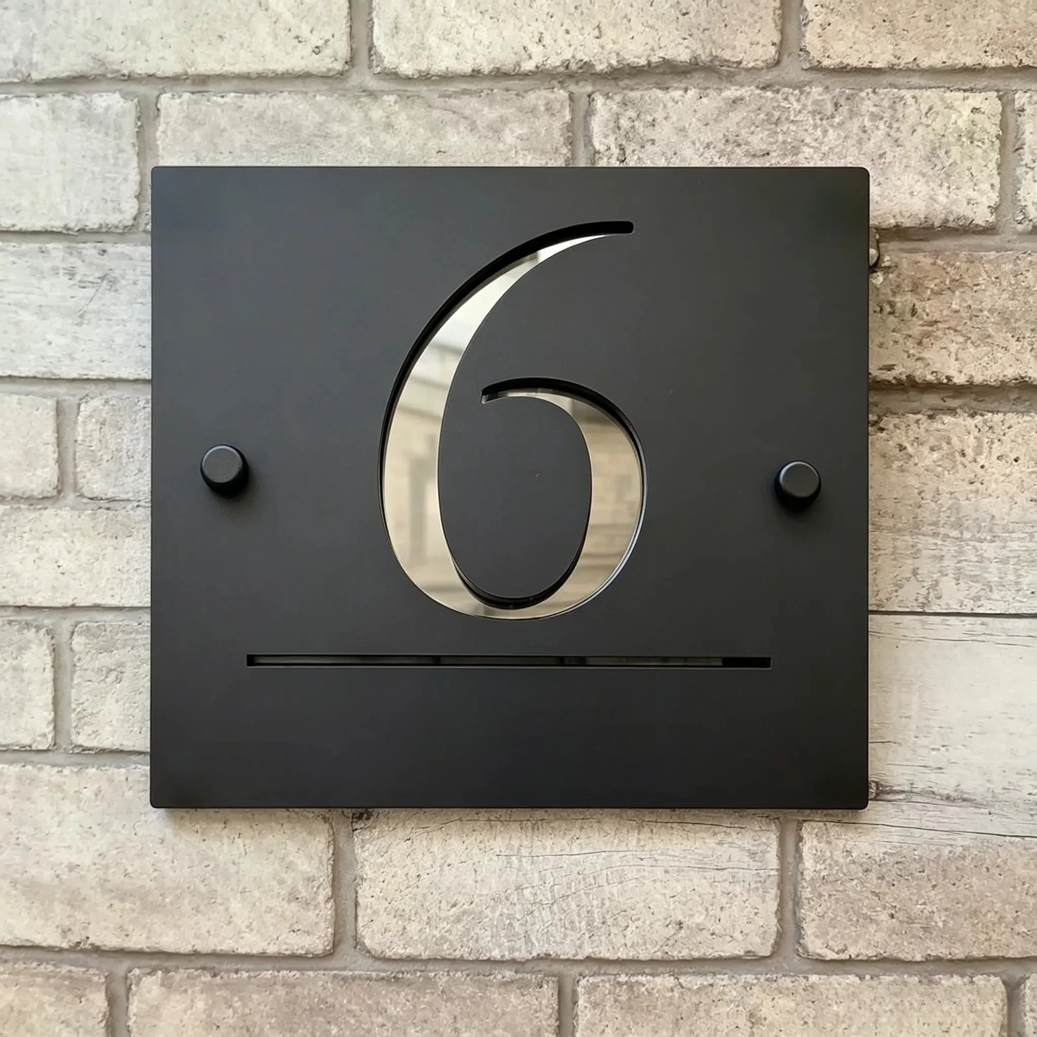 

Personalized Custom Acrylic Modern House Numbers Sign Door Address Street 3D Letter Number Plaques Outdoor Name Home Decor Plate