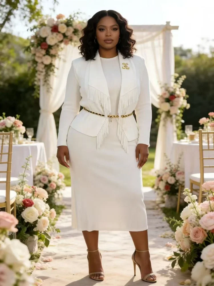 Miyake-Conjunto plisado de moda para mujer, cárdigan elegante con solapa nueva, chaqueta y vestido interior, conjuntos de dos piezas, otoño 2025