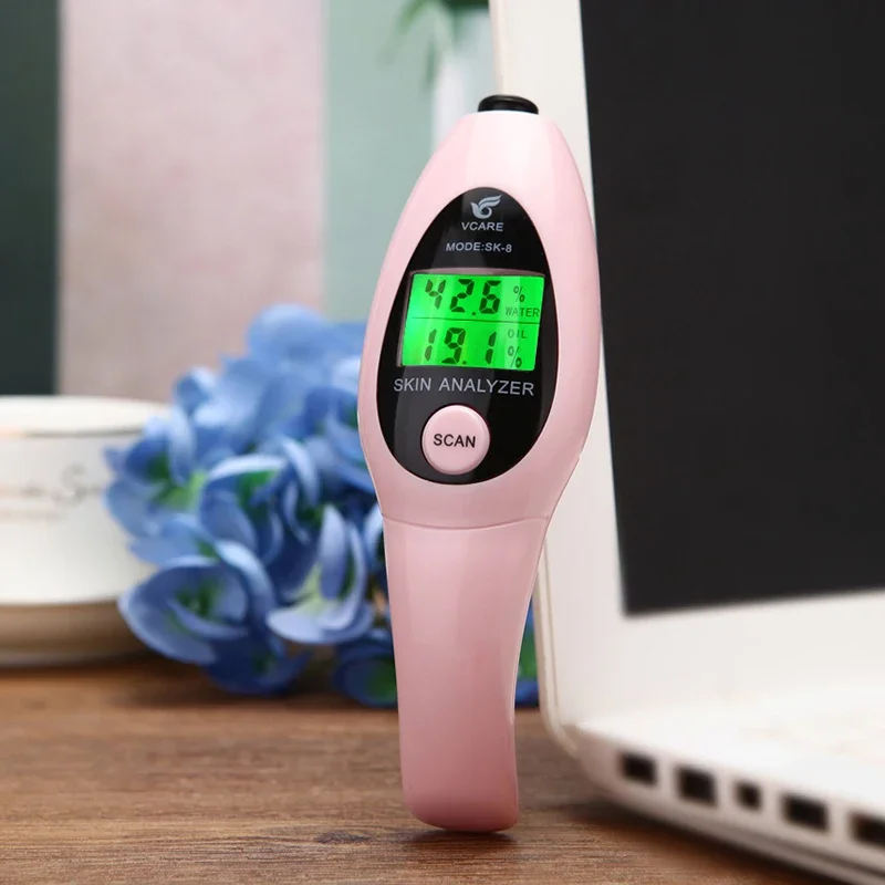 Professional Digital LCD Display Moisture Oil Water Facial Skin Analyzer Detection Skin Condition Face Care Health Skin Tester