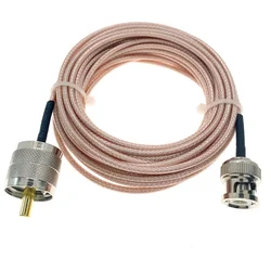 RG316 UHF PL-259 Male to BNC MALE PLUG 50 Ohm RF Coax Extension Cable Pigtail Coaxial