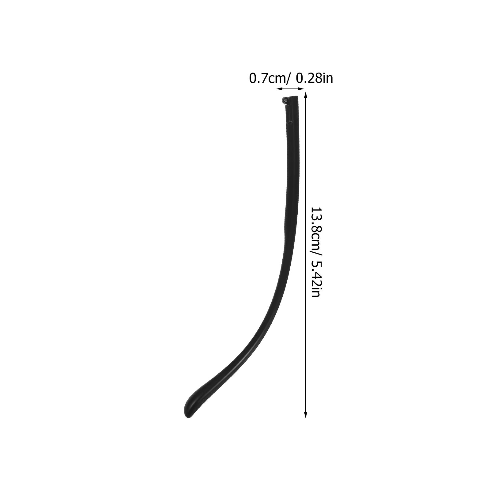 

Glasses Anti Slip Leg Bracket Eyeglass Replacement Temples Small Arm Black Miss