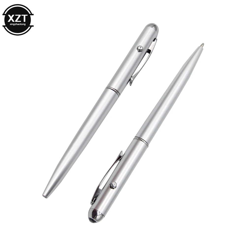 Invisible Ink Pen With Uv Light Hidden Handwriting Novelty Ballpoint Pens Office School Supplies Magic Secret Ballpoint pen