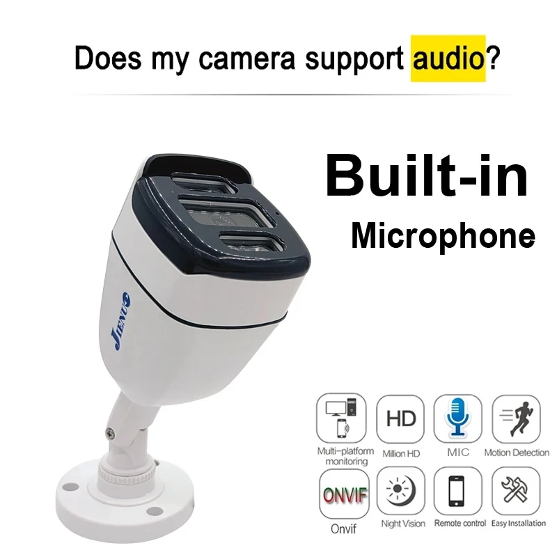 4K Ip Camera Poe Outdoor Waterproof Security Night Vision Video H.265 5MP 8MP Onvif Bullet CCTV Audio HD Home Cam Surveillance