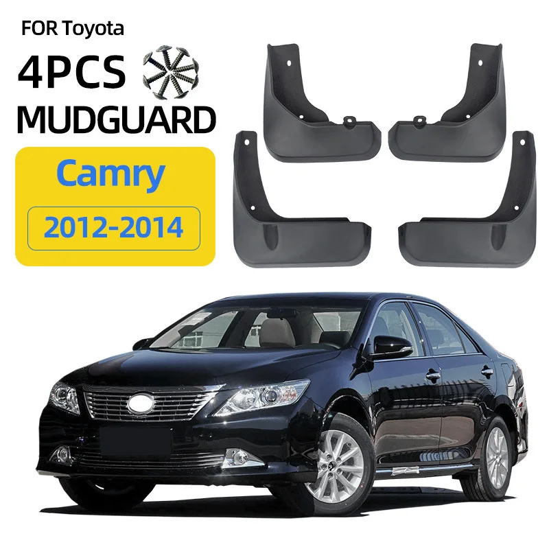 

For 2012-2014 Toyota Camry Mudguards Fender Mudflaps Front Rear Flares Splash Guards Cover Car Accessorie