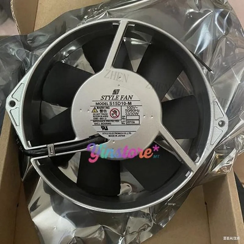 Y  1Pc. New  FOR STYLE FAN S15D10-M Cooling Fan 15038 100V 33/30W 15CM 2Pin