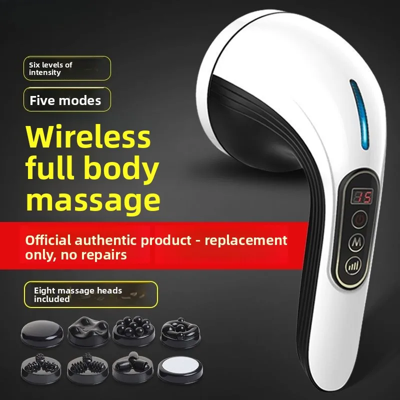 

Массажер-палка Dolphin: портативный, с зарядкой, для спины, поясницы, шейного отдела позвоночника, электрический, многофункциональный, вибрационный молоток для всего тела