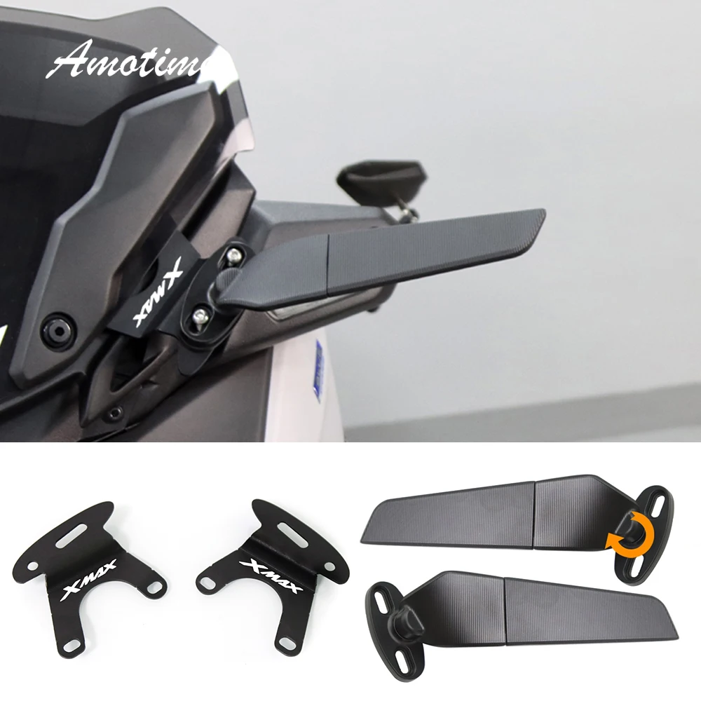 

Motorcycle Accessories Dedicated Mirrors Forward Moving Bracket Kit Rearview Mirror For YAMAHA XMAX 300 XMAX300 X-MAX 300 2023