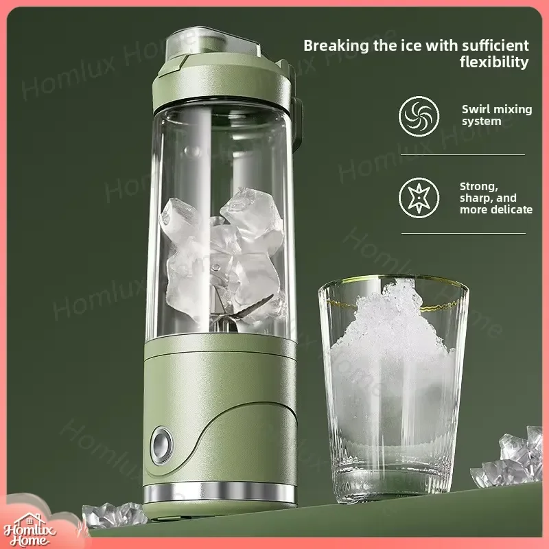 Portable Juicer Cup Wireless Rechargeable Mini Blender 18000RPM 4 Blades 600ml USB Charging Fruit Mixer Smoothie Maker for