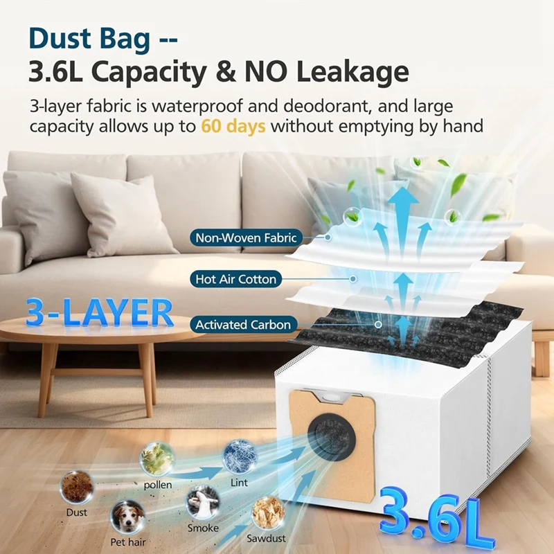 FULL-19PCS 메인 브러시 사이드 브러시 헤파 필터 먼지 봉투 걸레 천, Eufy Omni C20 로봇 진공 청소기 액세서리