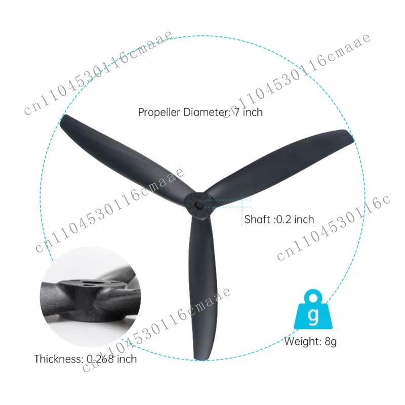 7X4X3 paddle 7040 propeller 7 inch blade for drone freestyle DIY parts