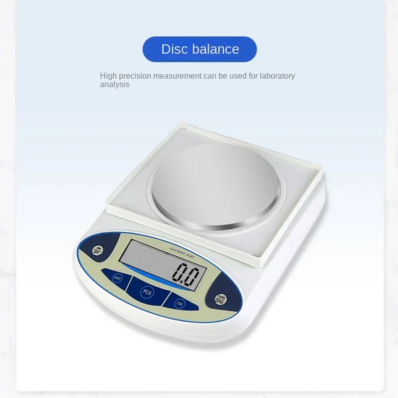 Electronic Balance Scale Laboratory 0.01G Small Precision Gram Measuring Scale 0.1g  Portable