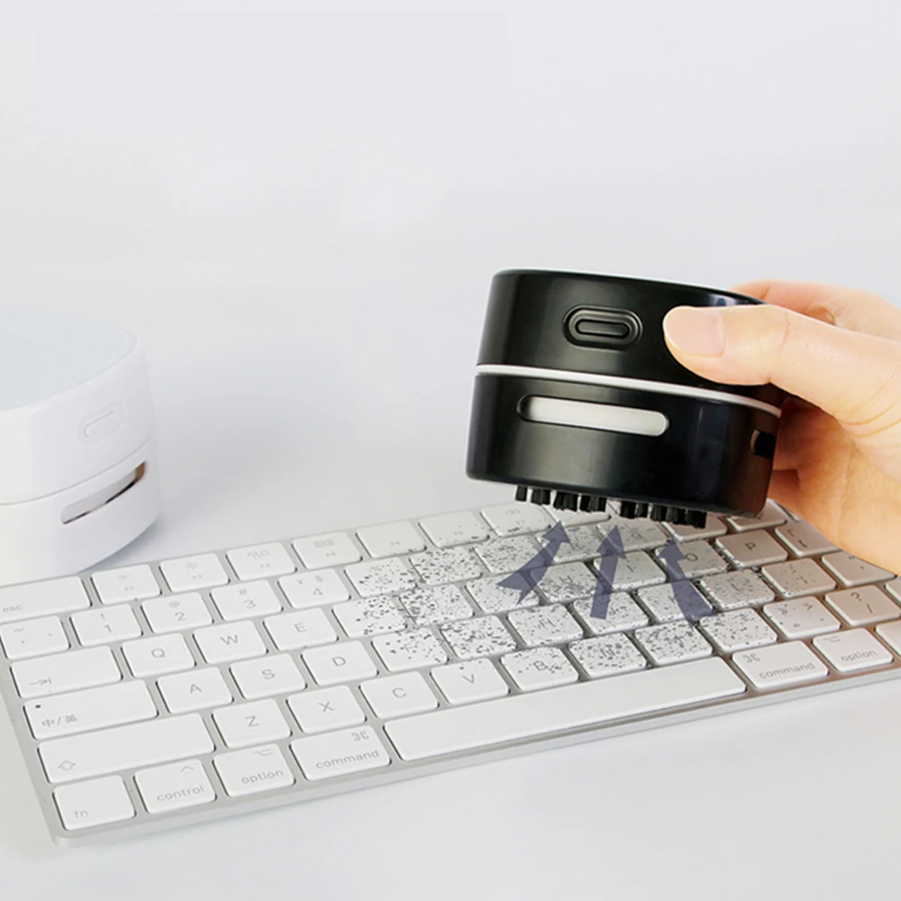 Мини-пылесос для офисного стола, пыли, домашний настольный подметальный пылесос, милый портативный пылесос-робот для дома